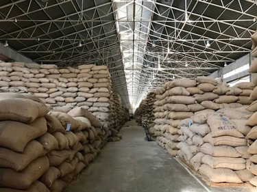 Coffee warehouse storage